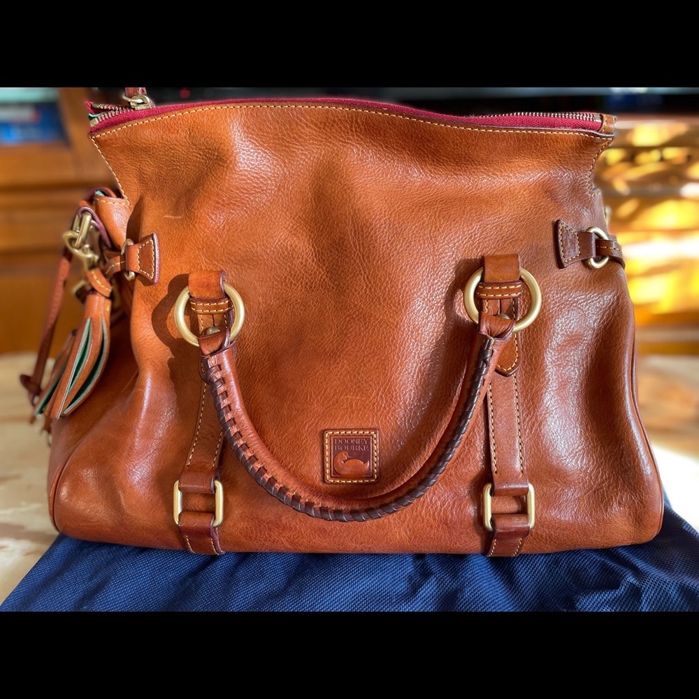 Dooney & Bourke Florentine Satchel size medium.